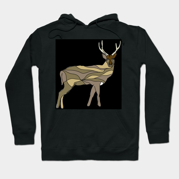 deer hunting design Hoodie by Hahanayas